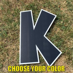 choose letter K yard greetings cards corrugated plastic coroplast happy birthday lawn